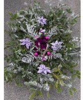 DOUBLE DLX. BLANKET - PURPLE & SILVER CASH DISCOUNT $72.00