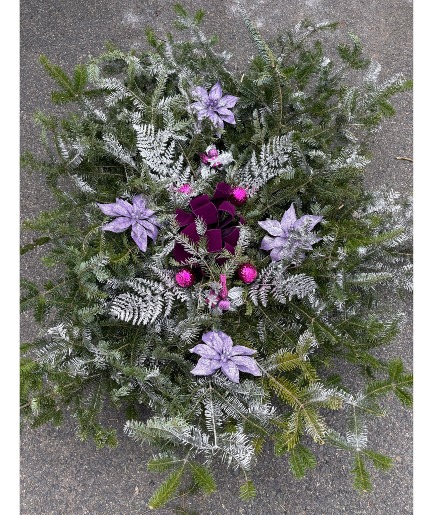 DOUBLE DLX. BLANKET - PURPLE & SILVER CASH DISCOUNT $72.00