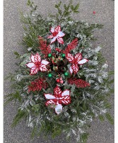 DOUBLE DLX. BLANKET - RED & SILVER CASH DISCOUNT $72.00