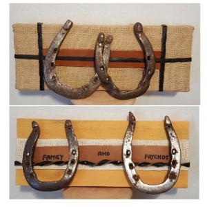 Double Horseshoe wall plaques wall hangings