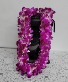 Double orchid lei purple Graduation 