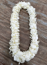 White Double Orchid Lei: 1Week Advance Order  Limited availability