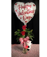 Double Rose Bud Vase Combo 