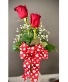 Double Rose Bud Vase Roses