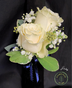 Double Rose Corsage 