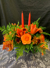 Double Taper Fall Centerpiece Centerpiece