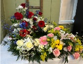 Double Urn Wreath Custom Urn Wreath