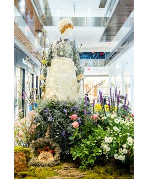 Down Town Abbey- Ms Patmore EMY Custom flowers Install- Fleur De Villes