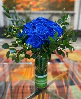 Blue Velvet Roses (Order 24 hours in advance) 