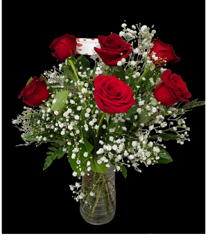 ½Doz Red Roses  