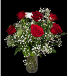 ½Doz Red Roses  