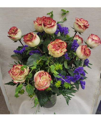 Dozen Bi-Color Roses Valentine's Day