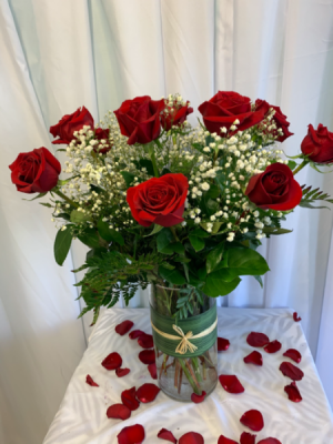 Dozen Classic Red Roses Valentines Gift