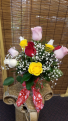 Dozen Mixed Colors of Roses  