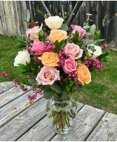 Dozen Mixed Roses 
