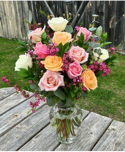 Dozen Mixed Roses