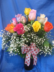 Dozen Mixed Roses Special Valentine's Day