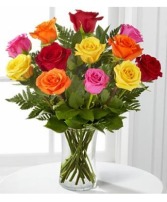 Dozen Mixed Roses Valentine's