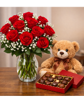 Dozen of Red Roses Valentine's Day 