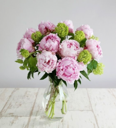Dozen Peony in vase