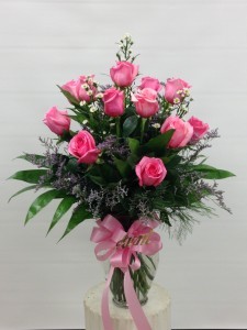 Dozen Pk Premium Roses Vased