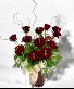 Dozen Premium Bling Red Roses 