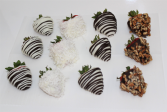 Dozen Premium Chocolate Dipped Strawberries Fruits & Berries