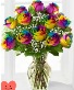 Dozen Rainbow Roses Roses