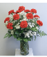 Dozen Carnations Arrangement