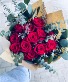 Dozen Red Rose Bouquet Cut Flower Bouquet