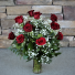 Dozen Red Rose Classic Rose Arrangement