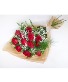 Dozen Red Rose Wrap Wrapped Bouquet
