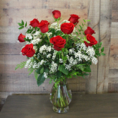 DOZEN RED ROSES