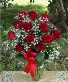 Dozen red roses 