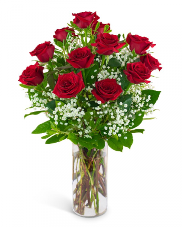 Dozen Red Roses and a Million Stars Arrangement