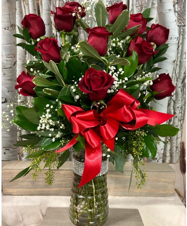 Dozen Red Roses Arrangement in Bend, OR | AUTRY'S 4 SEASONS FLORIST