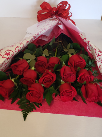 Dozen Red Roses Bouquet