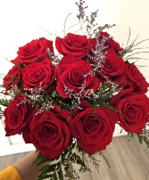 Dozen Red Roses Bouquet 