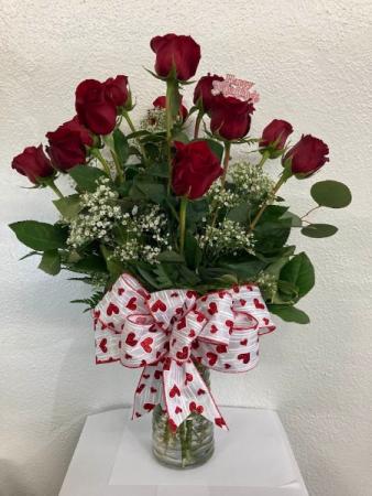 Dozen Red Roses  Classic dozen in Silverton, OR | Julie's Flower Boutique