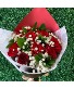 Dozen Red Roses Hand-wrapped 