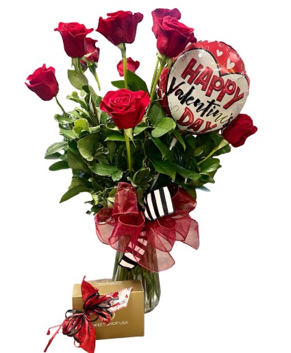 Dozen Red Roses Package  Double 