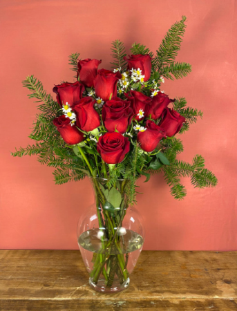 Dozen red roses Red Rose Arrangement