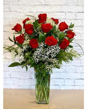 The Classic Dozen red roses