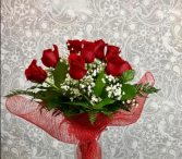 Dozen Red Roses No Vase 12 Roses 