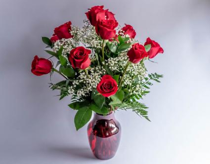 Dozen Rose Vase 
