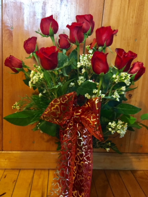 Dozen Rose Vased in Fowlerville, MI | ALETA'S FLOWER SHOP Dozen Rose Vased in Fowlerville, MI | ALETA'S FLOWER SHOP