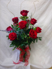 Dozen Roses 12 Premium Red Roses Arranged in a Vase