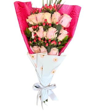 Dozen Roses Flower Arrangament