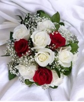 Dozen roses Handtied Prom Bouquet FHF-P3211 