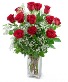 Dozen Roses in a Cloud Flower Arrangement